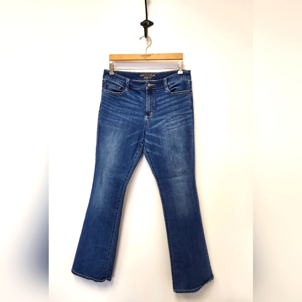 Bundle (2) Pair Arizona Bootcut Jeans Mid Rise Sz 15